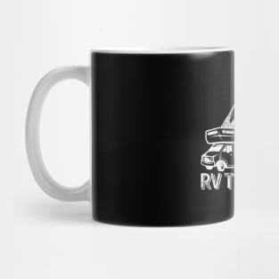 RV There Yet Camping Gift Recreational Vehicle design Mug